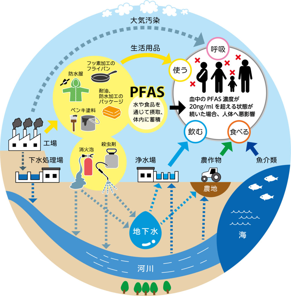 水道水のPFAS汚染状況と安全性を徹底解説