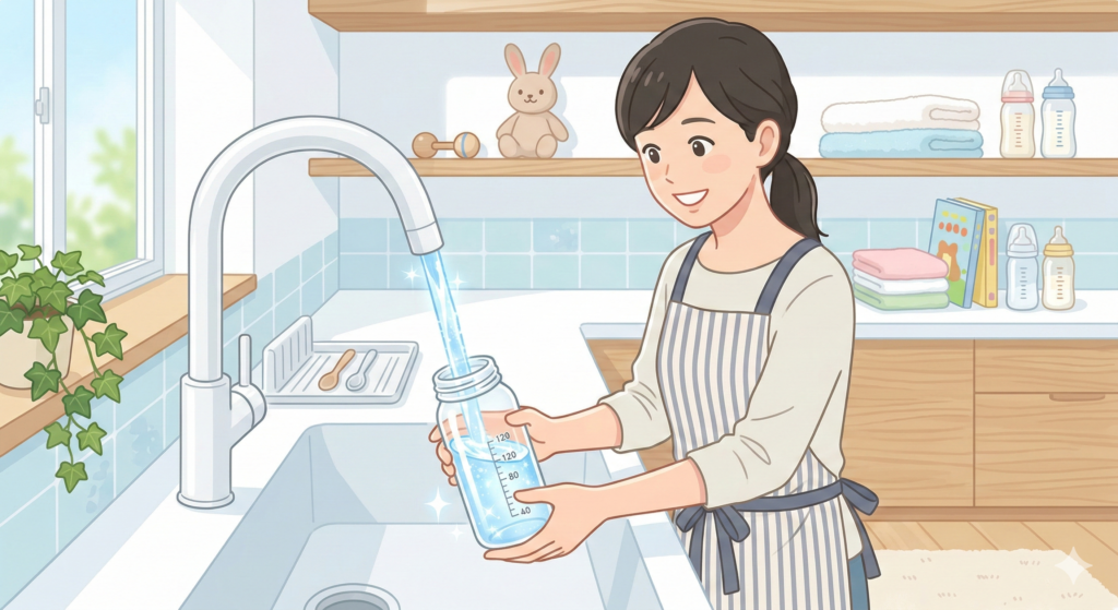 赤ちゃんのミルクに水道水は使える？安全な作り方と注意点を解説